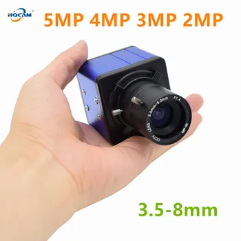 HQCAM 5MP 4MP 3MP 2MP Onvif 3.5-8 mm Ročni zoom objektiv Zaprtih audio Mikrofon Bullet cameH.265 Nizko Shranjevanje 5MP kamero Xmeye APP