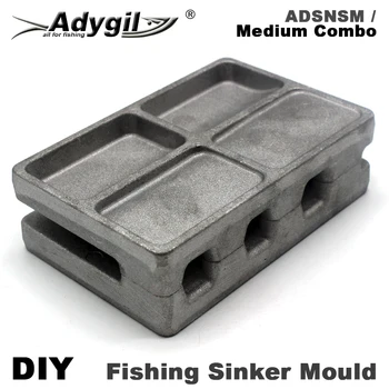 Adygil DIY Ribolov Hlastač Potopne Plesni ADSNSM/Srednje Combo Hlastač Potopne 112g 140 g 168g 3 Votline