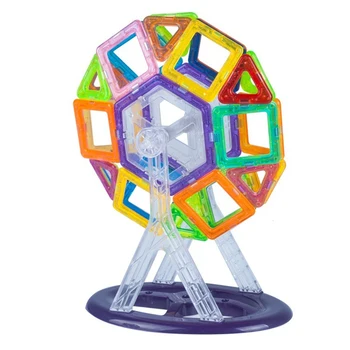 39Pcs Mini Magnetni Gradnje Modeli gradnikov Igrače Plastične eno opeke deli, pribor Magnet model Izobraževalne igrače