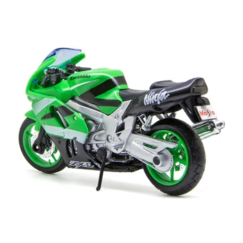 Maisto 1:18 Motocikel Modeli ZX 9R Kawasaki Ninja ZX9R Diecast Plastično Mini Moto Dirke Igrače Za Darilo Zbirka