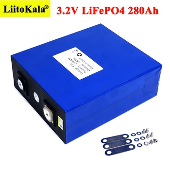 1pcs Liitokala 3.2 V 280Ah LiFePO4 baterija litij-3.2 v Litij-železo fosfat baterijo 12V 24V baterija inverter vozila RV