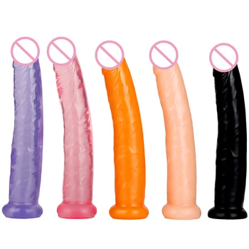 16 cm Realne Analni Vibrator Butt Plug Masturbator Sex Igrače Za Ženske Stimulator Thrusting Vagine, G Spot Kristalno Penis Čarobno Palico