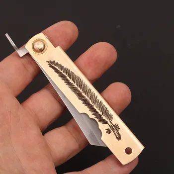 Ročno izdelan pripomoček prostem žepni Nož britev folding nož unting EOS ročno orodje nož