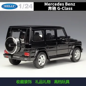 WELLY 1/24 Avto Mercedes-Benz G-Razred Simulacije Kovinski Diecast modelov Avtomobilov Otroci Igrače Darila