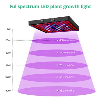 100W LED Grow Light z 2835 LED Čip Spodbujanje Rasti Rastlin Celoten Spekter Phytolamp za uporabo v Zaprtih prostorih Rastlin Uporabo vodoodpornega Materiala