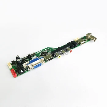 Fit LP150X08 (TL)(A6)/(TL)(A7)/(TL)(A8)/(TL)(A9) Daljinsko 1CCFL 30-Pin LVDS analogni TV VGA AV USB 1024*768 LCD krmilnik kit