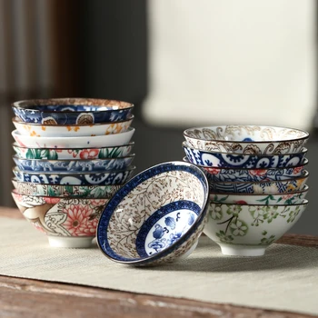 Nov Izdelek Qinghua Porcelana Čaj Zhan Anti Luščenje Retro Kungfu Teacup Keramične Skodelice Multicolor Master Teacup Osebnih Eno Skodelico