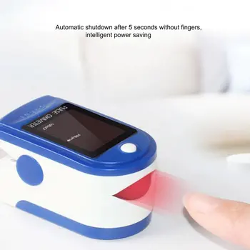 Prst Posnetek Impulz Oximeter ABS LED Prikaz Srčnega utripa Elektronskih Medicinskih Digitalni Impulz Oximeter Prenosni Enostaven Za Uporabo
