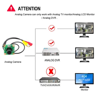 REDEAGLE CVBS Mini Analogni Fotoaparat Home Security Nadzor Video Kamero 700TVL CMOS Odbor Modul
