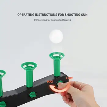 Vzmetenje Žogo, Streljanje Igračo pištolo Električni Zraka lebdijo praksi ciljne Notranji interaktivni otroke, izobraževalne Zabavna Igra Otroci Igrače