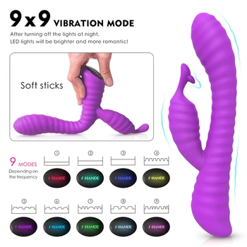 S STRANI G-spot Močno Silikona, Vibratorji za Ženske Mehko Upogljivi Vagine, Klitoris stimulato Vibratorji Odrasle Sex Igrača Masturbator