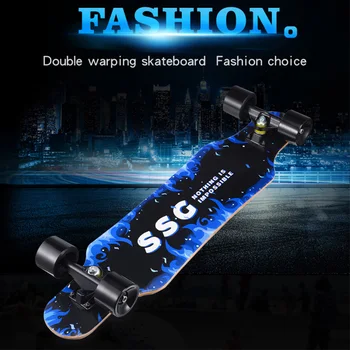 DUOCAI skateboard longboard 80 cm/31inch jekla nosijo rolka, eleganca maple odbor, ki je primerna za odrasle, mladostnike in dekleta