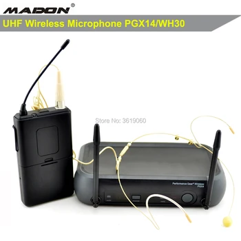 Brezplačna dostava ,PGX24/WH30,PGX14 Kondenzatorja UHF res raznolikosti slušalke Brezžičnega mikrofon sistema