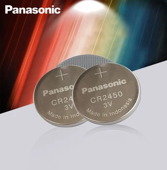 5PC Novo Original Panasonic CR2450 CR 2450 3V Litijeva Gumb Celično Baterijo Kovanec Baterije Za ročne Ure,stenske ure,slušni pripomočki
