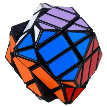 Original Visoke Kakovosti LanLan 4x4 Rhombohedral Dodecahedron Diamond Magic Cube Megaminxeds Hitrost Puzzle Božično Darilo Otroci Igrače