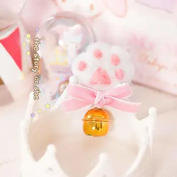 Ženska Luštna Mačka Tacami Pokrivala Dekleta Bowknot Zvonovi Lase Posnetek Lolita Anime Cosplay Kostum Broška
