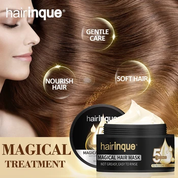 HAIRINQUE 50 ml Magično zdravljenje las masko hranljiva vlažilna 5 sekund Popravila lase škodo obnovitev mehko nego las masko izvod