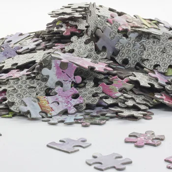 3D Papir Jigsaw Puzzle 1000 kosov lesenih igrač ugank za odrasle Izobraževalne Igrače, Okraski Nalepke zda Beli Hiši