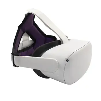Mehko Glavo Trak Tipke Za Oculus Quest 2 VR Slušalke Pribor Udobno Non-slip VR Čelada Pene Blazino Pad