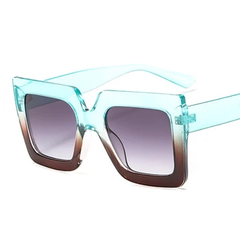 Moda Luksuzni Kvadratnih sončna Očala Moški/Ženske blagovne Znamke Oblikovalec Stekla Odtenki Classic Vintage UV400 Prostem Oculos De Sol