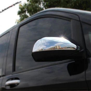 Yimaautotrims Chrome Strani Rearview Mirror Kritje Trim Za Mercedes-Benz Vito W447 - 2019 ABS Kroma Styling Dodatki