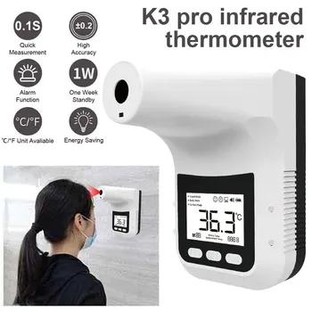 K3 PRO Prostoročno LCD Zaslon Digitalna termometro Smart brezkontaktno Čelo Telo odraslih urad, trgovina Infrardeči Termometer
