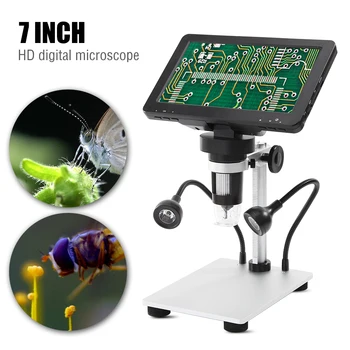DM9 HD 1200X USB Digitalni Mikroskop Fotoaparat Endoskop Lupo z Nosilcem