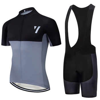 2020 Novo Sivo V Kolesarski dres 20 D, Kombinezoni, kratke hlače komplet Quick Dry Ciclismo kolo oblačila za moške poletne pro Izposoja Maillot obrabe