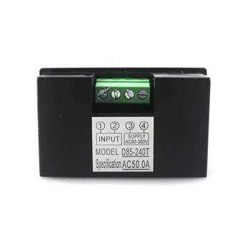 LCD-Zaslon Digitalni Ampermeter AC 0-50A Trenutno Amp Amper Plošči Merilnik, Merilnik Napajanje 220V AC Brezplačna Dostava