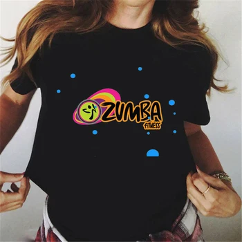Zumba fitness črna majica s kratkimi rokavi ženske ples ljubimec šport gimnastika oblačila tshirt femme hip rock majica poletje vrhovi ženski grafika