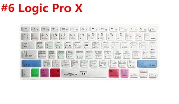 1PC Logic Pro X Tipkovnico Pokrov Bližnjico Tiskane Pokrov za MacBook Air Pro Retina 13
