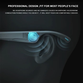 Novo K2 Pametna Očala Brezžična tehnologija Bluetooth Hands-Free (prostoročni Klicanje o Odpri Ušesa Anti-Modra Svetloba Leče Očala