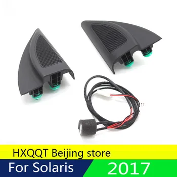 Trikotnik glavo visoko tonski zvočniki avto visoko zvok trobente visoko tonski zvočniki z žico Za Hyundai Solaris 2017 2018