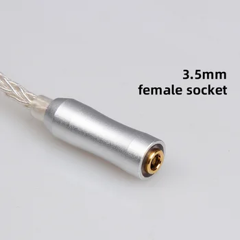 FDBRO Tip-C Vtič 2.5 /3.5/4.4 mm Uravnotežena Zvočna kartica Moški Pretvorbo Kabel, Slušalke 8 Core posrebrene Pretvorbo Kabel