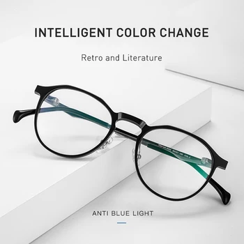 CAPONI blagovne Znamke Titana Očal Okvir Ovalno Tipa Očala Optični Pregledno Poslovanje Očala Za Moške, Ženske J3020
