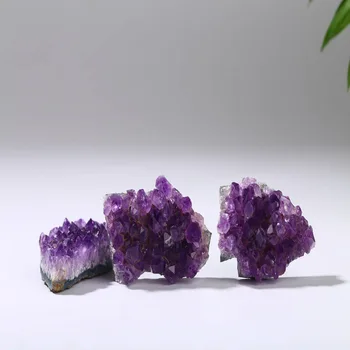 Naravni ametist quartz vijolično crystal grozdov zdravilni kamen vzorec doma dekoracijo obrti dekoracijo obesek