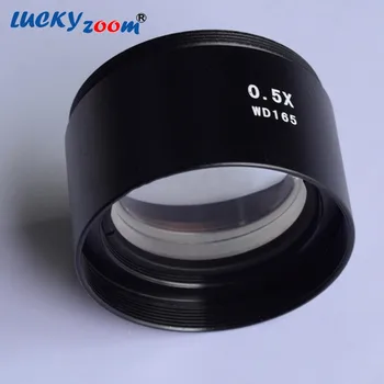 Luckyzoom blagovne Znamke 3,5 X-90X Izražanju Roko Stereo Zoom Mikroskop, 14MP HDMI Digitalna Kamera 2.0 X 0,5 X Cilj Len 144LED Svetlobe
