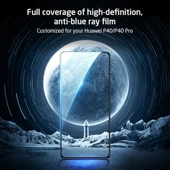 ESR Screen Protector za Huawei P40 P40 Pro Kaljeno Steklo Polno Kritje Zaščitno folijo za Steklo za Huawei P40 Pro Anti Blue-ray HD