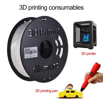 1 KG/ Spool 1.75 mm Prilagodljiv TPU Žarilno Tiskanje Materiala Zaloge Bela, Črna, Pregleden za 3D Tiskalnik, Risalna Peresa