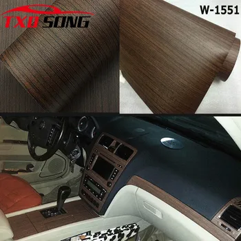 W1399 Premium matt lesa zrn vinilne nalepke, nalepke roll avto notranje zadeve DIY film zaviti samolepilni pvc ogljikovega avto dekoracijo
