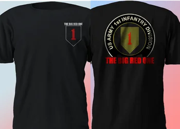 2020 Moda Nas 1. Pehotne Divizije, Big Red One Militar Vojske Veteran Majica S-3Xl Dvojni Stranski Tees