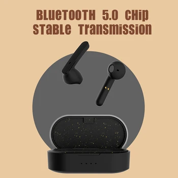 Barvita TWS Bluetooth 5.0 Slušalke 3D Stereo Šport Brezžične Slušalke z Dvojno Mikrofon Polnjenje Box