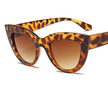 Odtenkih za ženske do leta 2020 Modne blagovne Znamke Oblikovalec Ogledalo Mačka Oči, sončna Očala ženski Velik okvir vintage retro očala UV400
