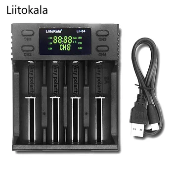 LiitoKala Lii-S4 lii-S2 Lii-S1 LCD Polnilnik 3,7 V 18650 18350 18500 16340 21700 20700B 20700 14500 26650 1,2 V AA AAA Smart Polnilec