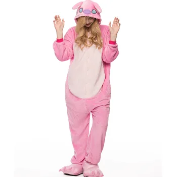 Samorog Hooded unicornio Onesie Sleepwear Unisex zadrgo Cosplay Odraslih Pižame risanka pižamo domov storitev