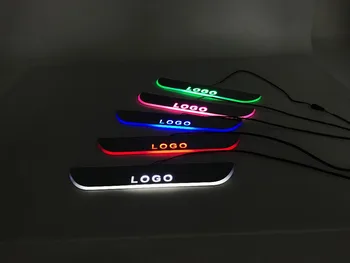 Osmrk LED gibljejo vrata izvažajo ploščo Nerf Bari in Teče Plošče vrata polico svetlobe prekrivke za Dodge, top kvaliteta