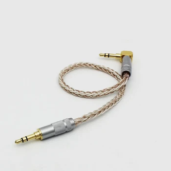 Slušalke Priključek za Avdio Kabel 3,5 mm Kabli Moški Moški Pozlačen Srebrn-Kabel za Crossfade M-100 Slušalke Avto AUX
