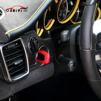 Avto notranje zadeve tipko okras je primeren za Porsche Cayenne Palamela MACAN 911 Boxster eno-(gumb) tipka za začetek lupini spremembe