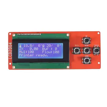 LCD2004 Modul Zaslonu Krmilnika na Nadzorni Plošči 3D Printer Kit Deli RAMPE 1.4 za Anet LCD2004 LCD Moder Zaslon