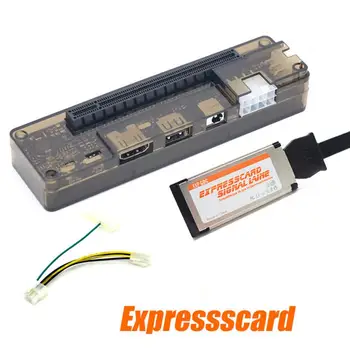 Mini 8Pin/6Pin PCI Expresscard Vmesnik EXP GDC PCI-E Prenosni Zunanji Video Kartice Dock Grafično Kartico za Prenosni računalnik Razširitveno Postajo